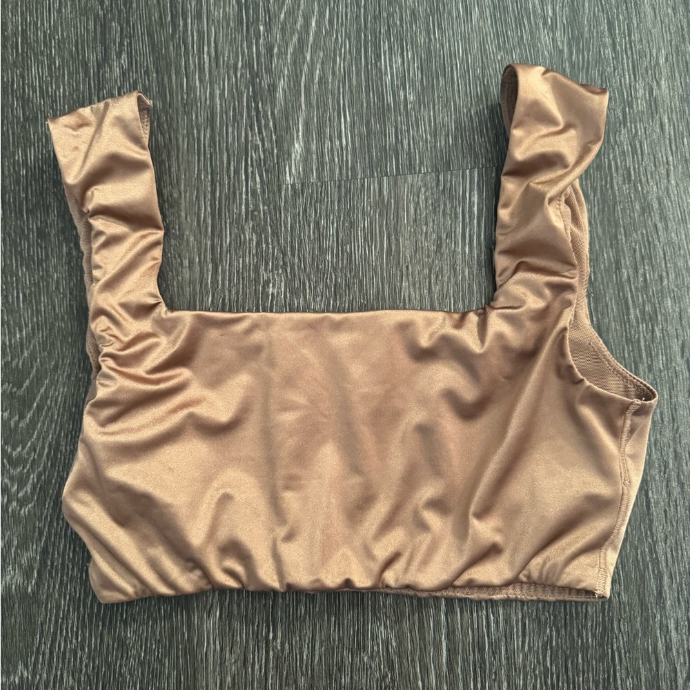 SKIMS Stretch Satin square neck bra - Picture 2 of 5